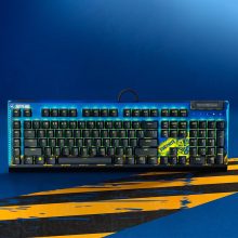 کیبورد گیمینگ با سیم ریزر مدل بلک ویدو V4 X با سوئیچ مکانیکال زرد